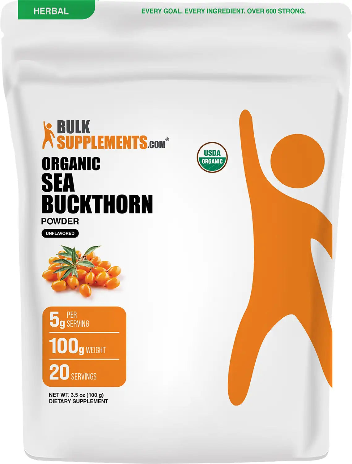 Organic Sea Buckthorn Powder